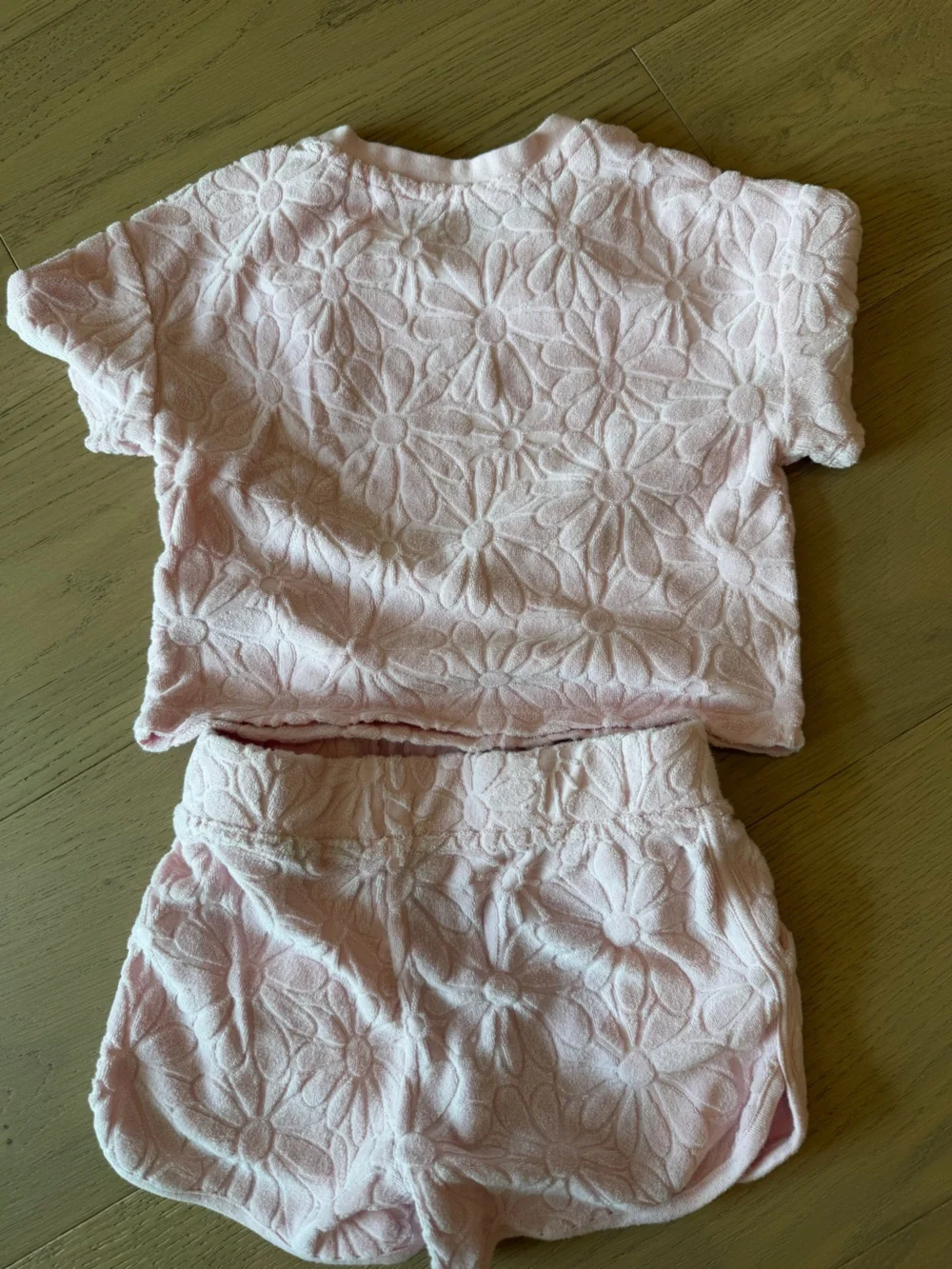Lands' End pink Terry Cloth Set